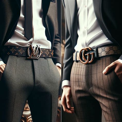 louis vuitton versus gucci belts